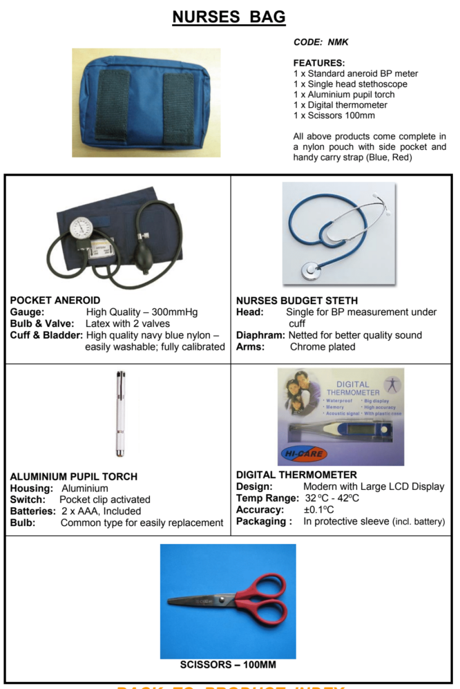 NURSES MEDICAL KIT BAG - Image 2