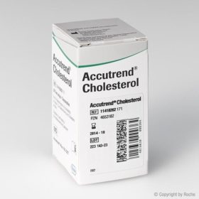 ACCUTREND PLUS CHOLESTEROL METER STRIPS - PACK OF 25