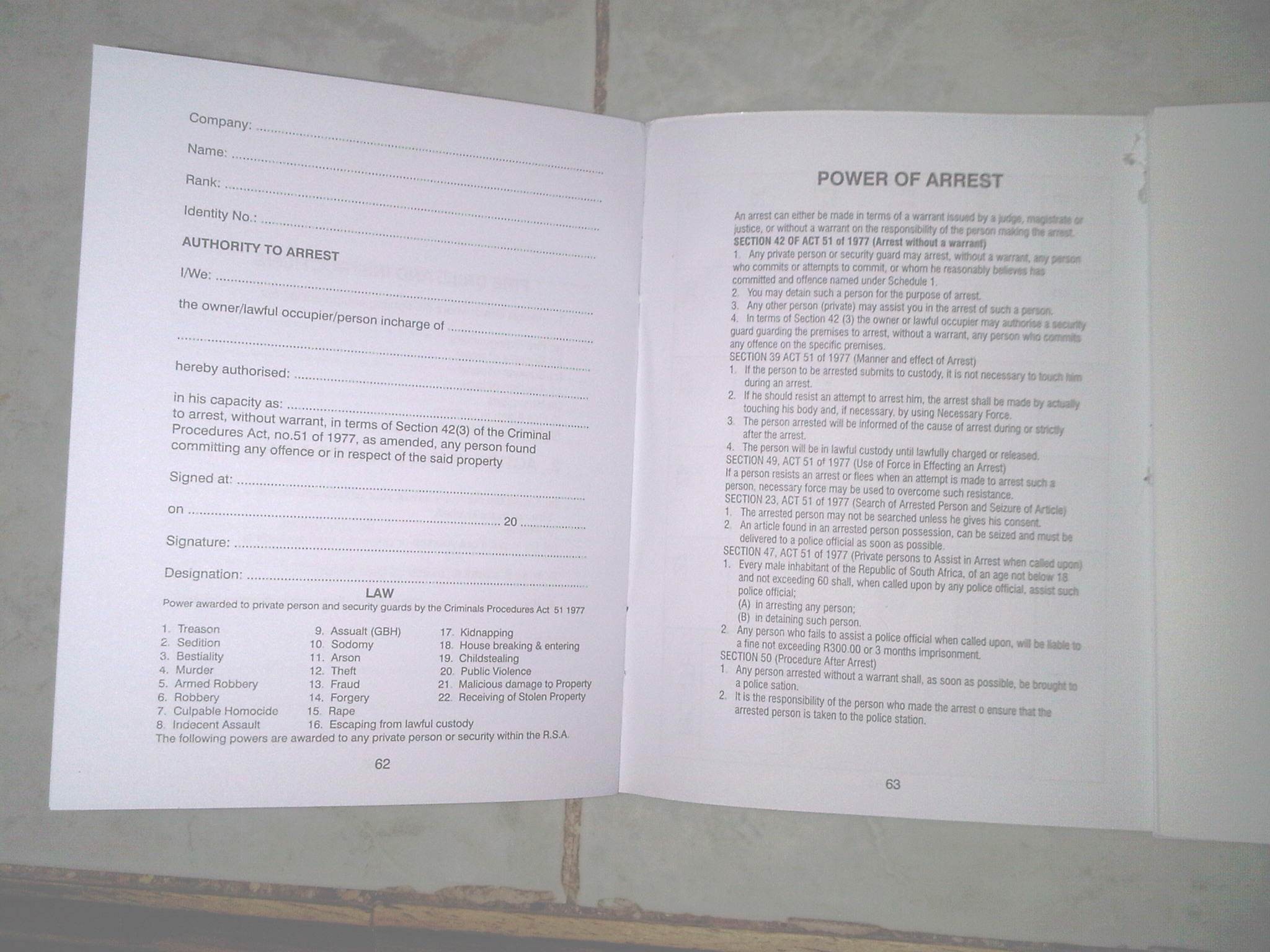 SECURITY STATIONERY  ** NEW BOOKS AVAILABLE** - Image 18