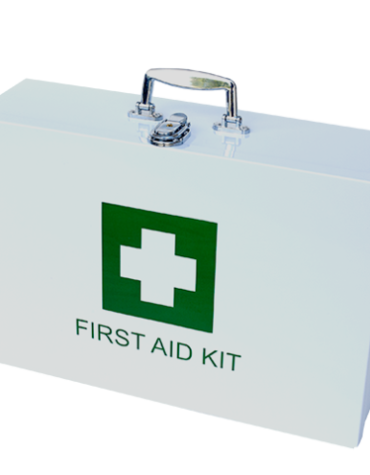 EMPTY METAL FIRST AID BOX