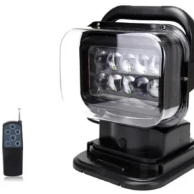 ROTATING 50W CREE LED SEARCH LIGHT - REMOTE CONTROL SPOT WORK LIGHT FOR HUMMER, JEEP AND OTHER OFF-ROAD VEHICLES