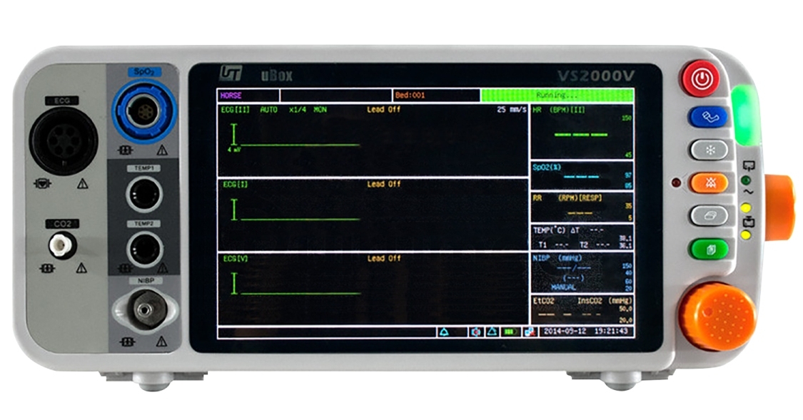 EMS VITAL SIGNS MONITOR - VS2000 CONFIGURATION C (NIBP, SpO2, ETCO2, ECG, RESP and TEMP)
