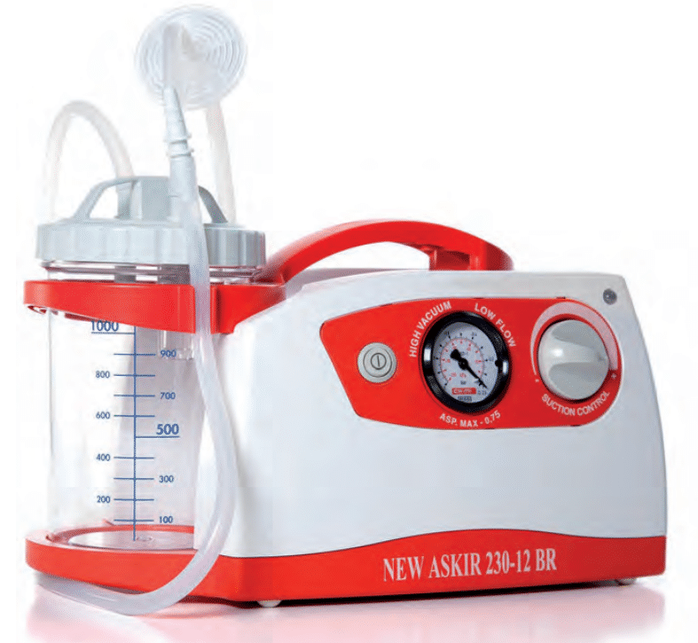 ASKIR 36BR PORTABLE SUCTION UNIT (WITH RECHARGEABLE BATTERY)