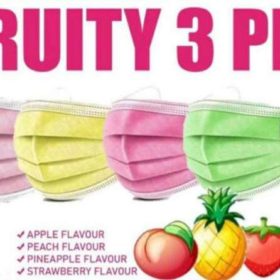 3PLY DISPOSABLE SCENTED FACE MASKS (50/PACK)