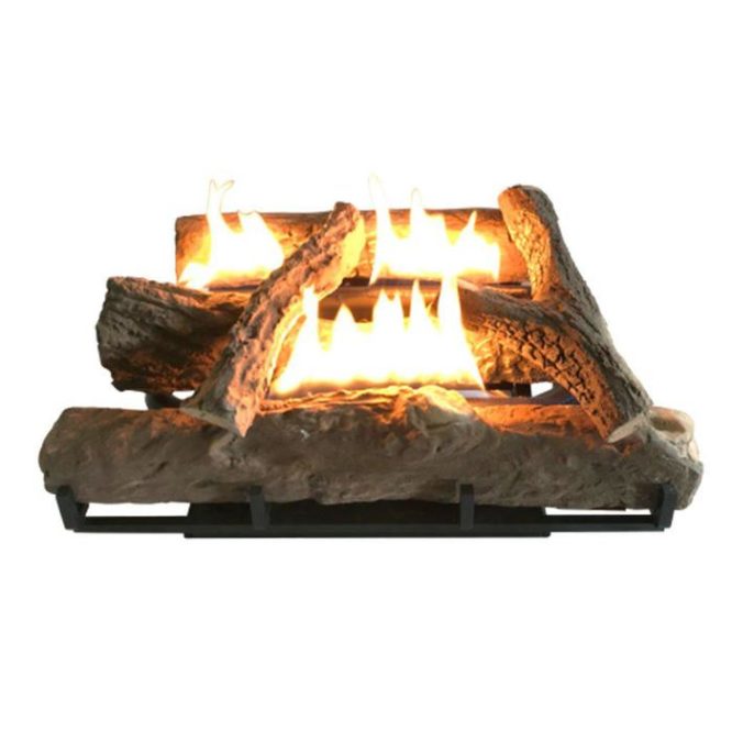 LOG FIRE PLACE GAS HEATER (ALVA) LPG, 9.4KW, 670MM WIDE