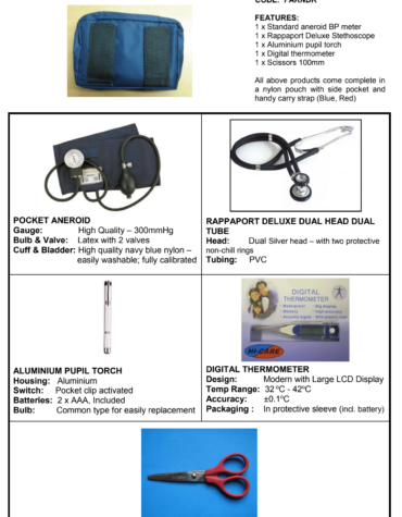 NURSES BAG - DELUXE KIT