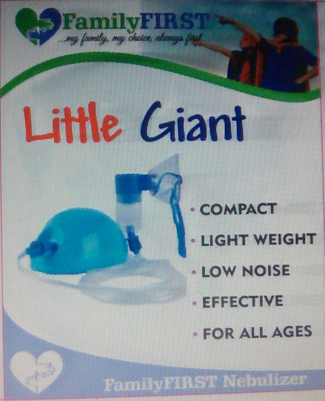 FAMILY FIRST NEBULISER - LITTLE GIANT