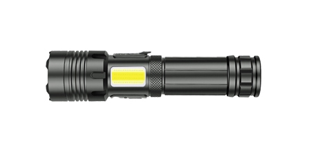 1500 LUMEN TORCH WITH SIDE WORKLIGHT - ZA-418