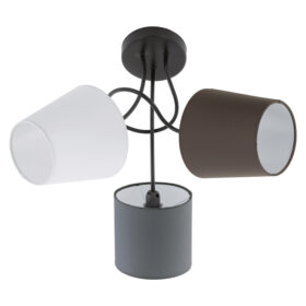 ALMEIDA 3LT CEILING LIGHT 590MM BLACK