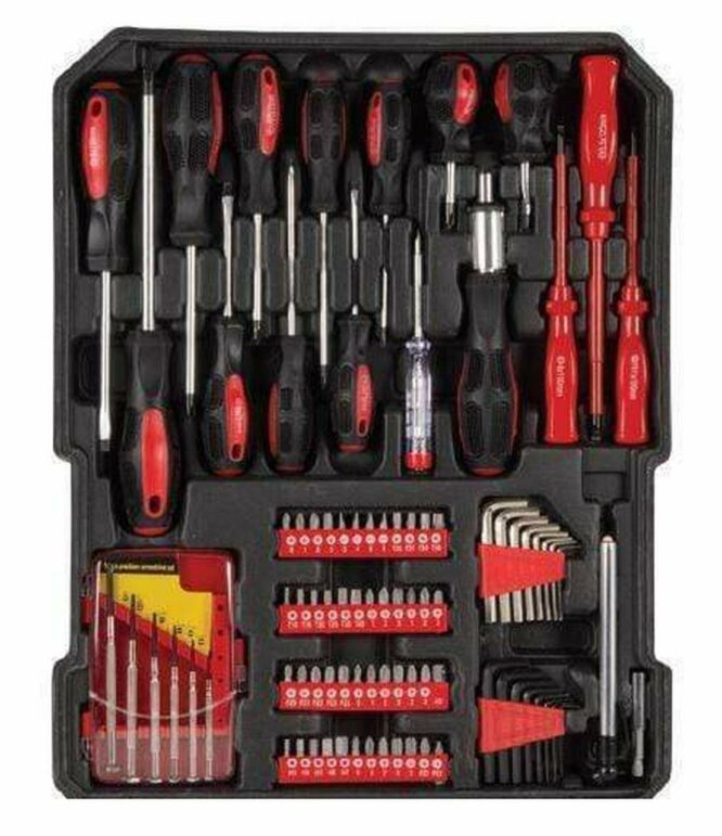 TOOLS IN ALUMINIUM CASE ON WHEELS - THIS ALUMINIUM TOOL TROLLEY HAS IT ALL! - Image 7