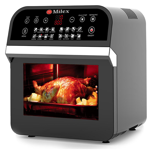 DIGITAL POWER AIR FRYER OVEN WITH ROTISSERIE 12L - MILEX