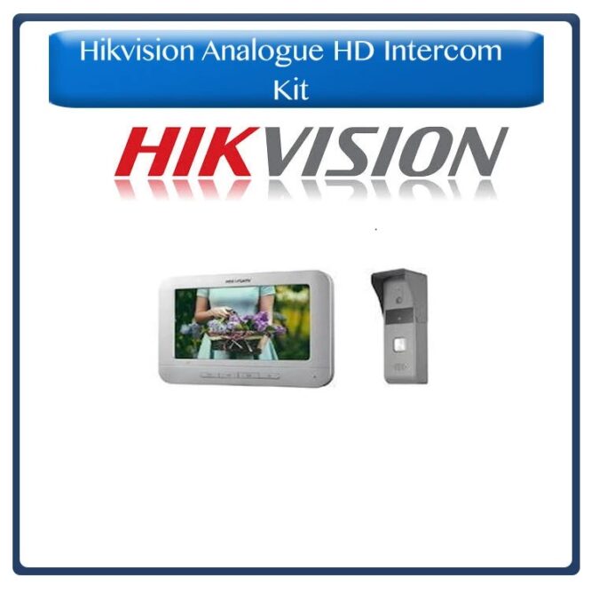 HD ANALOGUE INTERCOM KIT (LCD INDOOR STATION & DOOR STATION) - HIKVISION