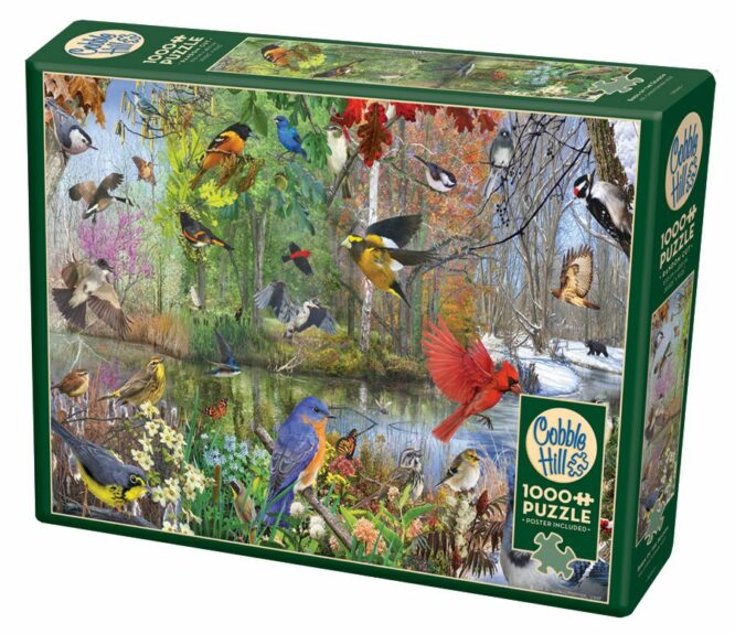 BIRDS OF THE SEASON - 1000 PIECE PUZZLE - OS80243 - Image 2