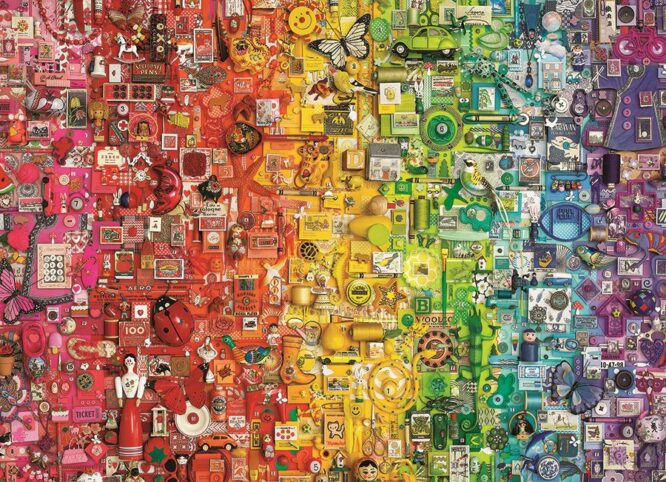 COLOURFUL RAINBOW - 1000 PIECE PUZZLE - OS80295