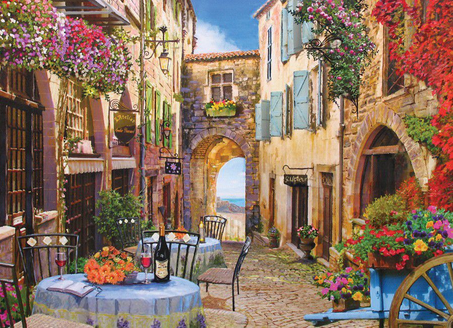 FRENCH VILLAGE - 1000 PIECE PUZZLE - OS80079 - Image 2