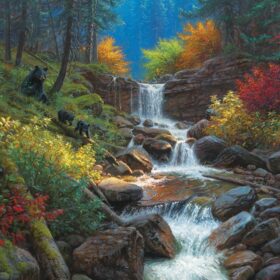 MOUNTAIN CASCADE - 1000 PIECE PUZZLE - OS80230