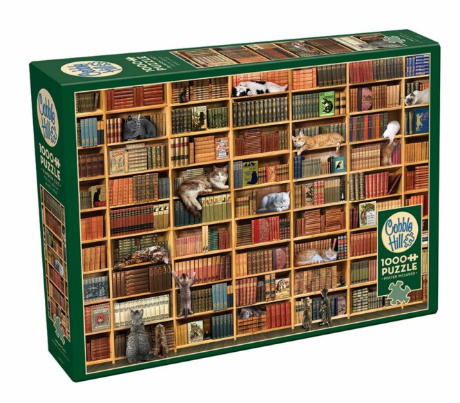THE CAT LIBRARY - 1000 PIECE PUZZLE - OS80216