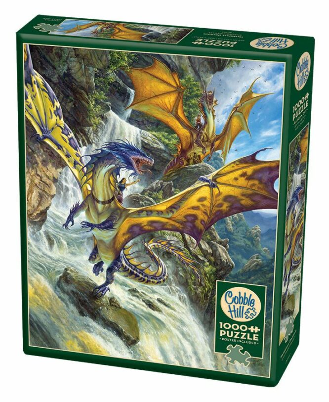 WATERFALL DRAGONS - 1000 PIECE PUZZLE - OS80105