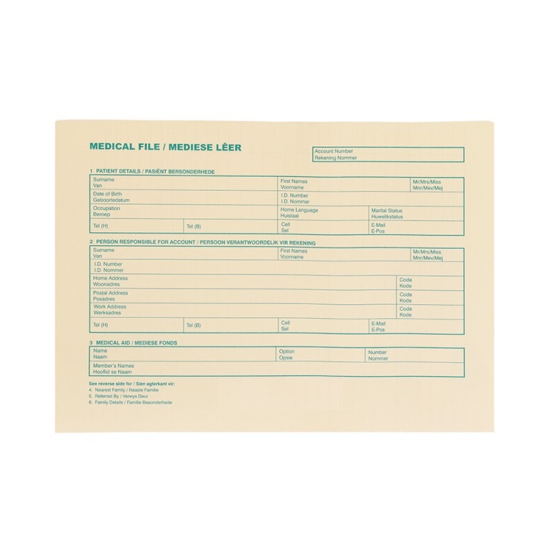 STANDARD A5 MEDICAL FILE