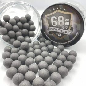 RUBBER STEEL BALLS 0.68 CAL AMMO FOR SELF DEFENCE