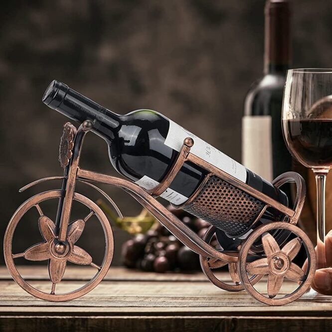 BICYCLE DESIGN WINE BOTTLE HOLDER - Image 5