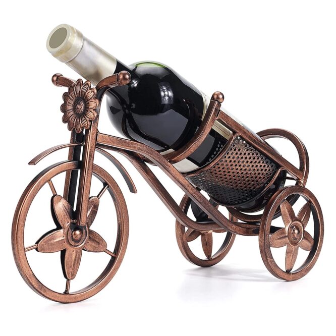 BICYCLE DESIGN WINE BOTTLE HOLDER