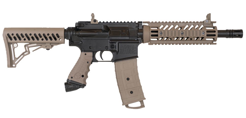 TIPPMANN TMC RIFLE BLACK / TAN (WITH AIR-THRU ADJUSTABLE STOCK) - 0.68 CAL - Image 4