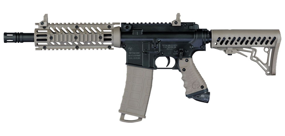 TIPPMANN TMC RIFLE BLACK / TAN (WITH AIR-THRU ADJUSTABLE STOCK) - 0.68 CAL - Image 3