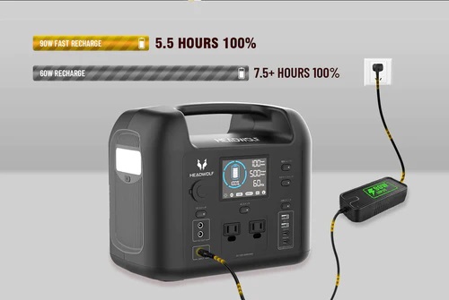 PORTABLE BUILT IN 500W INVERTER POWER GENERATOR | 518Wh LITHIUM BATTERY - Image 2