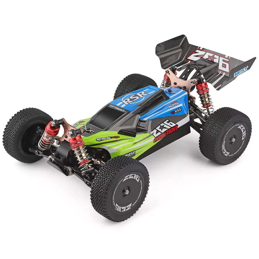 WL TOYS EVOLUTION 144001 HIGH SPEED BRUSHED RACING RC – RTR 1/14 BUGGY RED / GREEN - Image 6