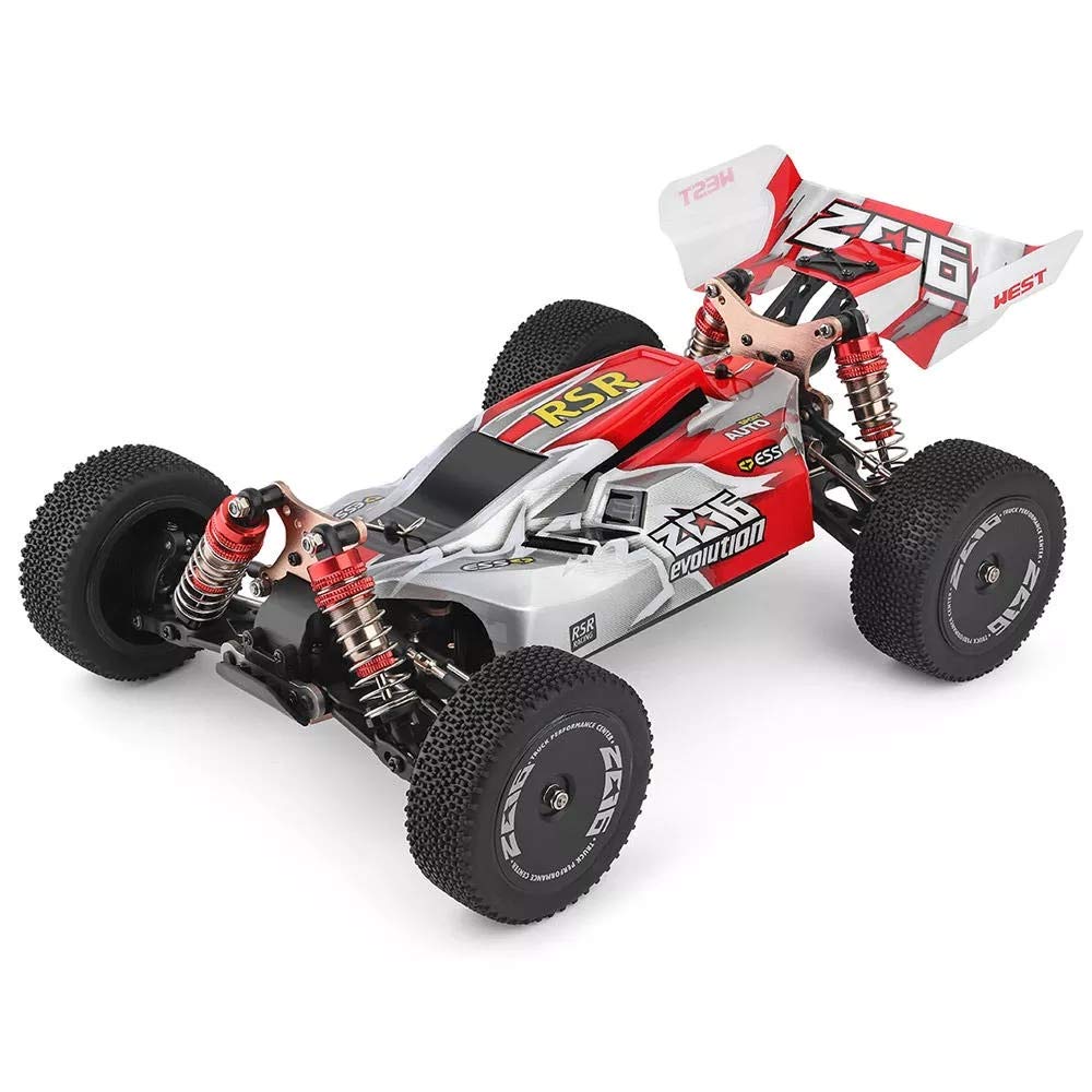 WL TOYS EVOLUTION 144001 HIGH SPEED BRUSHED RACING RC – RTR 1/14 BUGGY RED / GREEN - Image 5