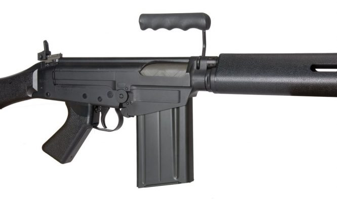 ARES L1A1 FAL AIRSOFT FULL SIZE BATTLE RIFLE AEG – SOUTH AFRICAN R1 RIFLE - Image 4