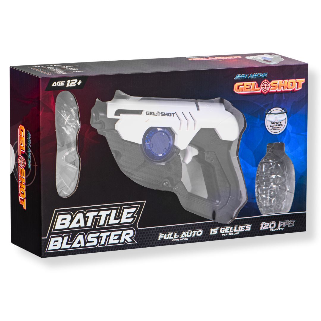 GEL SHOT BATTLE BLASTER – FULLY AUTOMATIC WITH 5000 GELLIES WATER BEADS - Image 3