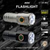 SILVER MINI HIGH POWER FLASHLIGHT | ZA-852